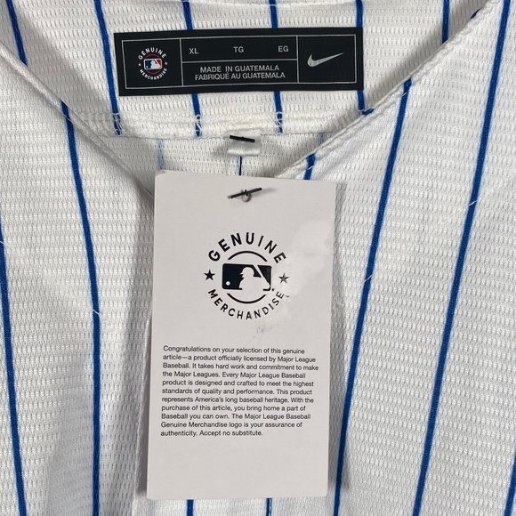 Men's Chicago Cubs Nike White Corgan Jersey - Picture 4 of 4